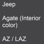 Preview: Jeep, Agate (Interior color), AZ / LAZ.